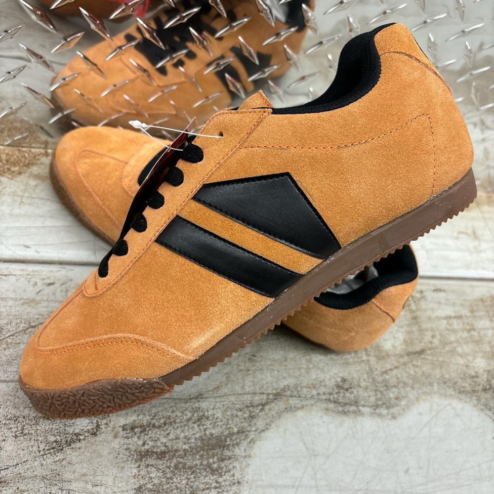 BNIB dunnit retro sneakers, Orange/Black various sizes!